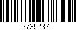 Código de barras (EAN, GTIN, SKU, ISBN): '37352375'
