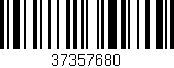 Código de barras (EAN, GTIN, SKU, ISBN): '37357680'