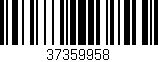 Código de barras (EAN, GTIN, SKU, ISBN): '37359958'