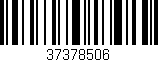 Código de barras (EAN, GTIN, SKU, ISBN): '37378506'
