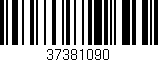 Código de barras (EAN, GTIN, SKU, ISBN): '37381090'