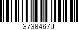 Código de barras (EAN, GTIN, SKU, ISBN): '37384670'