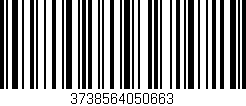 Código de barras (EAN, GTIN, SKU, ISBN): '3738564050663'