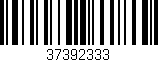 Código de barras (EAN, GTIN, SKU, ISBN): '37392333'