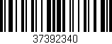 Código de barras (EAN, GTIN, SKU, ISBN): '37392340'