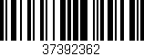 Código de barras (EAN, GTIN, SKU, ISBN): '37392362'