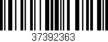 Código de barras (EAN, GTIN, SKU, ISBN): '37392363'