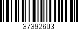Código de barras (EAN, GTIN, SKU, ISBN): '37392603'