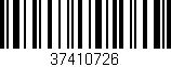 Código de barras (EAN, GTIN, SKU, ISBN): '37410726'