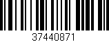 Código de barras (EAN, GTIN, SKU, ISBN): '37440871'