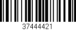 Código de barras (EAN, GTIN, SKU, ISBN): '37444421'