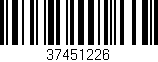 Código de barras (EAN, GTIN, SKU, ISBN): '37451226'