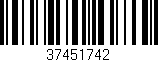 Código de barras (EAN, GTIN, SKU, ISBN): '37451742'