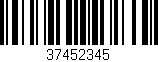 Código de barras (EAN, GTIN, SKU, ISBN): '37452345'