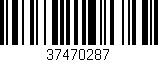 Código de barras (EAN, GTIN, SKU, ISBN): '37470287'