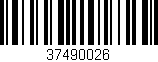 Código de barras (EAN, GTIN, SKU, ISBN): '37490026'
