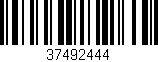 Código de barras (EAN, GTIN, SKU, ISBN): '37492444'