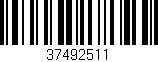 Código de barras (EAN, GTIN, SKU, ISBN): '37492511'