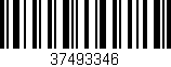 Código de barras (EAN, GTIN, SKU, ISBN): '37493346'