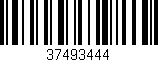 Código de barras (EAN, GTIN, SKU, ISBN): '37493444'