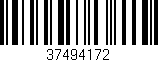 Código de barras (EAN, GTIN, SKU, ISBN): '37494172'