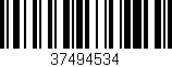 Código de barras (EAN, GTIN, SKU, ISBN): '37494534'