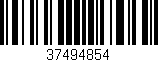 Código de barras (EAN, GTIN, SKU, ISBN): '37494854'