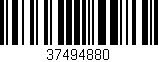 Código de barras (EAN, GTIN, SKU, ISBN): '37494880'
