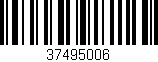 Código de barras (EAN, GTIN, SKU, ISBN): '37495006'