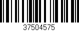Código de barras (EAN, GTIN, SKU, ISBN): '37504575'
