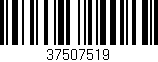 Código de barras (EAN, GTIN, SKU, ISBN): '37507519'