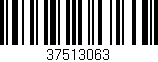 Código de barras (EAN, GTIN, SKU, ISBN): '37513063'
