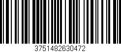 Código de barras (EAN, GTIN, SKU, ISBN): '3751482630472'