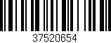 Código de barras (EAN, GTIN, SKU, ISBN): '37520654'