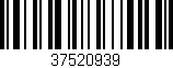 Código de barras (EAN, GTIN, SKU, ISBN): '37520939'