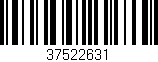 Código de barras (EAN, GTIN, SKU, ISBN): '37522631'