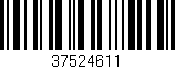 Código de barras (EAN, GTIN, SKU, ISBN): '37524611'