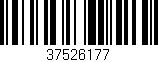 Código de barras (EAN, GTIN, SKU, ISBN): '37526177'