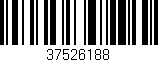Código de barras (EAN, GTIN, SKU, ISBN): '37526188'