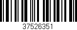 Código de barras (EAN, GTIN, SKU, ISBN): '37526351'