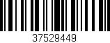 Código de barras (EAN, GTIN, SKU, ISBN): '37529449'