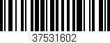 Código de barras (EAN, GTIN, SKU, ISBN): '37531602'