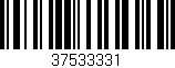 Código de barras (EAN, GTIN, SKU, ISBN): '37533331'
