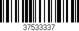 Código de barras (EAN, GTIN, SKU, ISBN): '37533337'