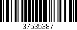 Código de barras (EAN, GTIN, SKU, ISBN): '37535387'