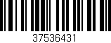 Código de barras (EAN, GTIN, SKU, ISBN): '37536431'