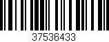 Código de barras (EAN, GTIN, SKU, ISBN): '37536433'
