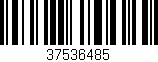 Código de barras (EAN, GTIN, SKU, ISBN): '37536485'