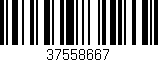 Código de barras (EAN, GTIN, SKU, ISBN): '37558667'