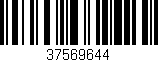 Código de barras (EAN, GTIN, SKU, ISBN): '37569644'